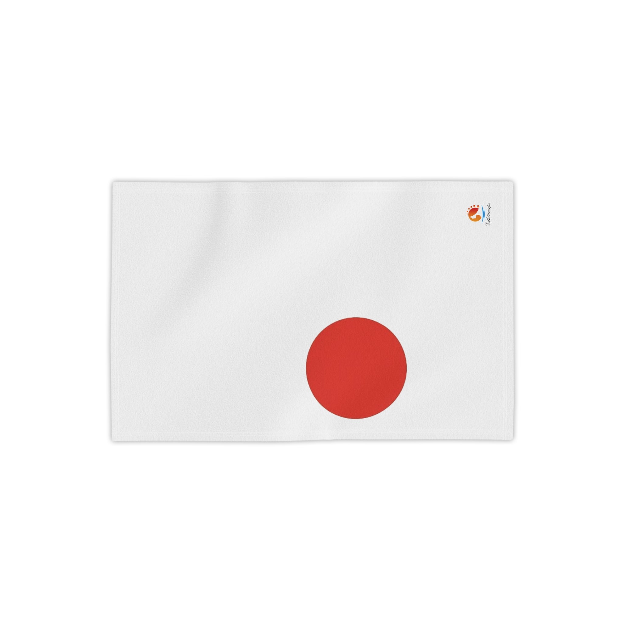 Minimal Red Dot Beach Towel — Modern Coastal Pool & Summer Towel