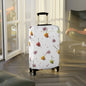 Cherry Splash Luggage Cover — Floral Fruit Travel Protector