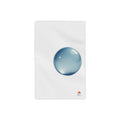 Blue Water Droplet Beach Towel — Minimal Ocean Bubble Design