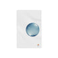 Blue Water Droplet Beach Towel — Minimal Ocean Bubble Design