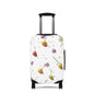 Cherry Splash Luggage Cover — Floral Fruit Travel Protector